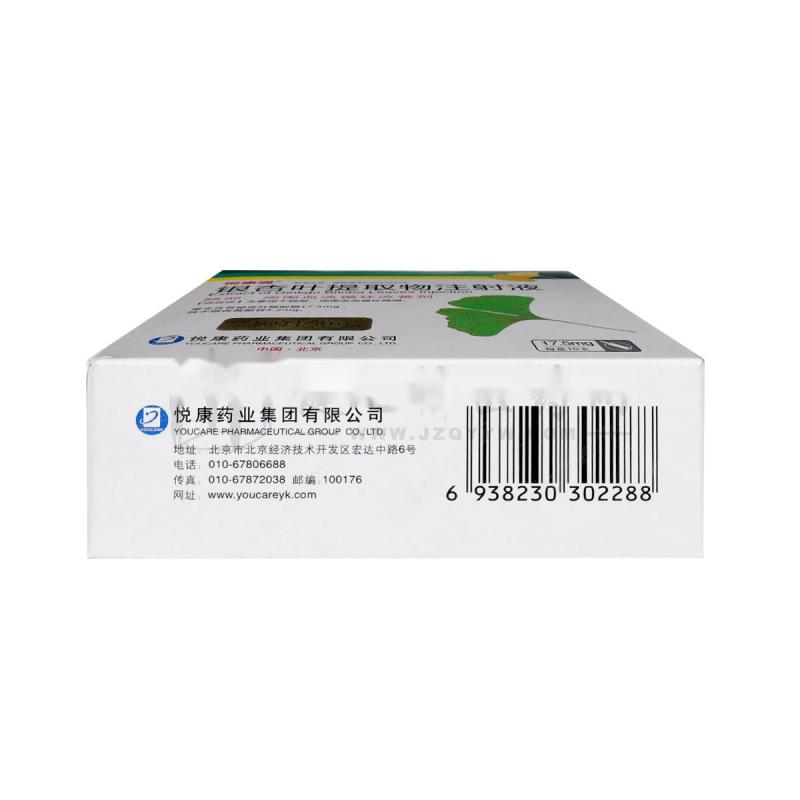 銀杏葉提取物注射液(悅康通)包裝縮略圖3
