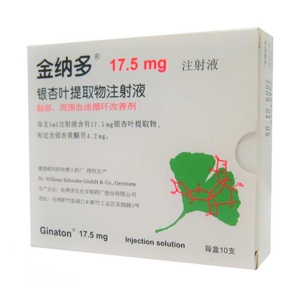 銀杏葉提取物注射液(金納多)